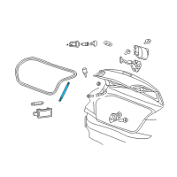 OEM 2012 Chrysler 200 *PROP/GAS-DECKLID Diagram - 5074535AC