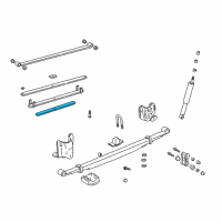 OEM 2000 Toyota Tundra Leaf Spring Diagram - 48214-0C010