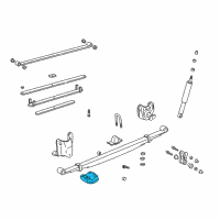 OEM 2005 Toyota Tundra Spring Seat Diagram - 48473-34050