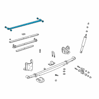 OEM 2006 Toyota Tundra Leaf Spring Diagram - 48031-0C030