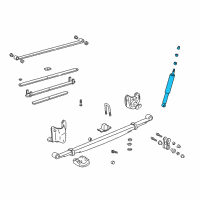 OEM 2002 Toyota Tundra Shock Diagram - 48531-09380