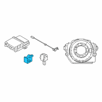OEM 2020 BMW X1 Accelerating Sensor Diagram - 65-77-9-196-047