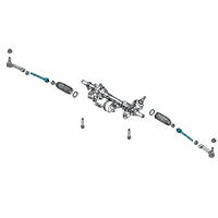 OEM 2021 Ford Explorer Tie Rod Diagram - L1MZ-3280-E