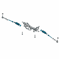 OEM 2022 Ford Explorer Inner Tie Rod Diagram - L1MZ-3280-B