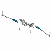 OEM 2022 Ford Explorer Boot Kit Diagram - L1MZ-3332-B