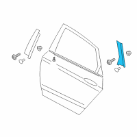 OEM 2017 Ford Fusion Applique Diagram - ES7Z-54255A63-CB