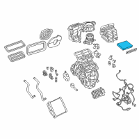 OEM 2017 Jeep Renegade Filter-Cabin Air Diagram - 68338536AA