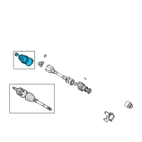 OEM 2008 Scion xB Boot Kit Diagram - 04428-42110