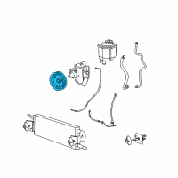 OEM 2009 Dodge Challenger Pulley-Power Steering Pump Diagram - 4578769AA