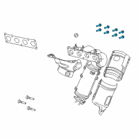 OEM 2008 Jeep Compass Bolt-HEXAGON FLANGE Head Diagram - 6508185AA