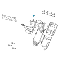 OEM 2014 Jeep Cherokee Nut Diagram - 1022510003