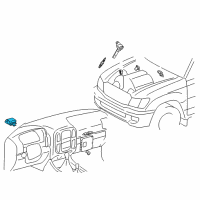 OEM 1999 Lexus LX470 Computer Assy, Fuel Pump Control Diagram - 89570-60140