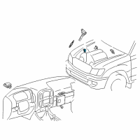 OEM Lexus LX470 Relay, Main Diagram - 85915-30050