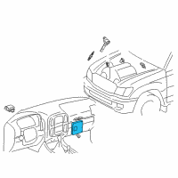 Genuine Toyota ECM diagram