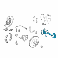 OEM 2009 Infiniti G37 A CALIPER RH 99 Diagram - 44001-EG50C