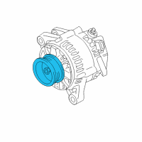 OEM 2021 Toyota Tacoma Pulley Diagram - 27415-0W063