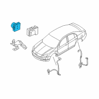 OEM 2007 Lincoln MKZ Actuator Diagram - 7E5Z-2C215-A