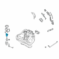 OEM Chrysler Sebring Fuel Water Separator Filter Diagram - MR431089