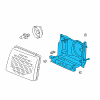 OEM 1997 Toyota Tacoma Housing Diagram - 81106-04090