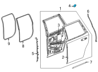 OEM GMC Sierra 1500 HD Classic Spoiler Plug Diagram - 25652432