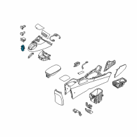 OEM 2018 Kia Soul EV Button Start Swtich Assembly Diagram - 95430E4000