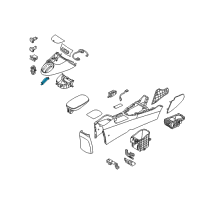 OEM 2016 Kia Soul EV Indicator Assembly-Shift Diagram - 84656E4100