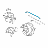 OEM 2010 Dodge Charger Hose-Brake Booster Vacuum Diagram - 4779609AA