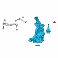 OEM 2022 Ford Police Interceptor Utility Knuckle Diagram - LB5Z-3K185-B