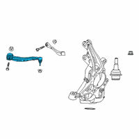 OEM Ford Police Interceptor Utility Front Lower Control Arm Diagram - LB5Z-3082-B