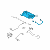 OEM 2009 Toyota Matrix Vapor Canister Diagram - 77740-02190