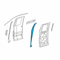 OEM 2004 Ford F-150 Rear Weatherstrip Diagram - 4L3Z-18253A37-AF