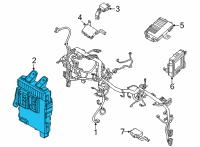 OEM Hyundai Santa Cruz JUNCTION BOX ASSY-I/PNL Diagram - 91950-K5020