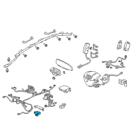 OEM 2008 Acura MDX Sensor Assembly, Satellite Safing (Denso) Diagram - 77975-SMA-J21