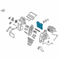 OEM Hyundai Tucson Evaporator Core Assembly Diagram - 97139-D3000