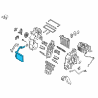 OEM 2018 Hyundai Tucson Core & Seal Assembly-Heater Diagram - 97138-D3100