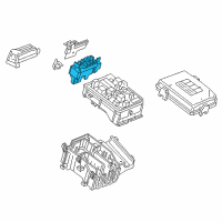 OEM Chevrolet Fuse Holder Diagram - 23342013