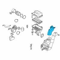 OEM 2007 Hyundai Entourage Duct Assembly-Air Diagram - 28210-4D010