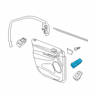 OEM 2014 Dodge Durango Switch-Window And Door Lock Diagram - 68086693AE