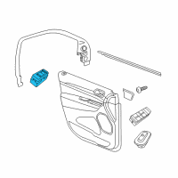 OEM Jeep Grand Cherokee Switch-Front Door Diagram - 68290692AB