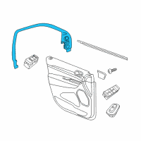 OEM 2022 Dodge Durango Molding-Front Door Diagram - 6NS041A5AA