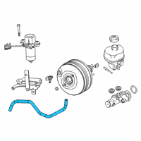 OEM Ram Hose-Brake Booster Vacuum Diagram - 4582000AE