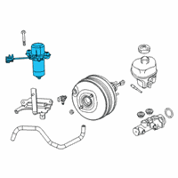 OEM 2021 Ram 1500 Pump-Vacuum Diagram - 68385753AB