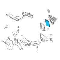 OEM 2022 Nissan Rogue Sport Air Filter Diagram - 16546-4BA1J