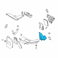 OEM Nissan Duct-Air Diagram - 16554-4BA1D