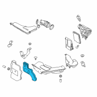 OEM 2016 Nissan Rogue Hose-Air Duct Diagram - 16578-4BA1A