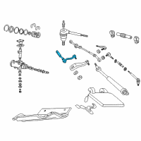 OEM 2004 Oldsmobile Bravada Arm Kit, Steering Linkage Idler Diagram - 26054932