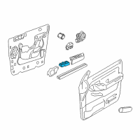 OEM Mercury Window Switch Diagram - 8L1Z-14529-AA