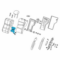 OEM 2018 Cadillac CTS Seat Back Heater Diagram - 22992482