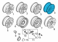 OEM 2022 Ford F-150 WHEEL ASY Diagram - ML3Z-1007-KA