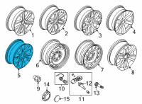 OEM 2021 Ford F-150 WHEEL ASY Diagram - ML3Z-1007-LA